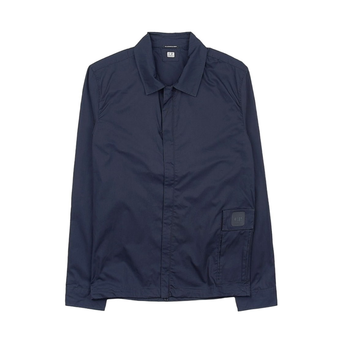 C.P. 컴퍼니 메트로폴리스 시리즈 개버딘 셔츠 토탈 이클립스 블루 - 23FW(C.P. Company Metropolis Series Gabardine Shirt Total Eclipse Blue - 23FW) - 1