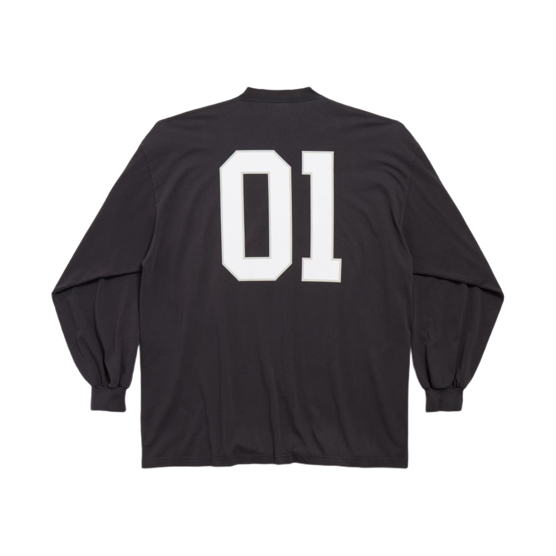 발렌시아가 바스켓볼 시리즈 롱슬리브 티셔츠 라지 핏 블랙(Balenciaga Basketball Series Long Sleeve T-Shirt Large Fit Black) - 2