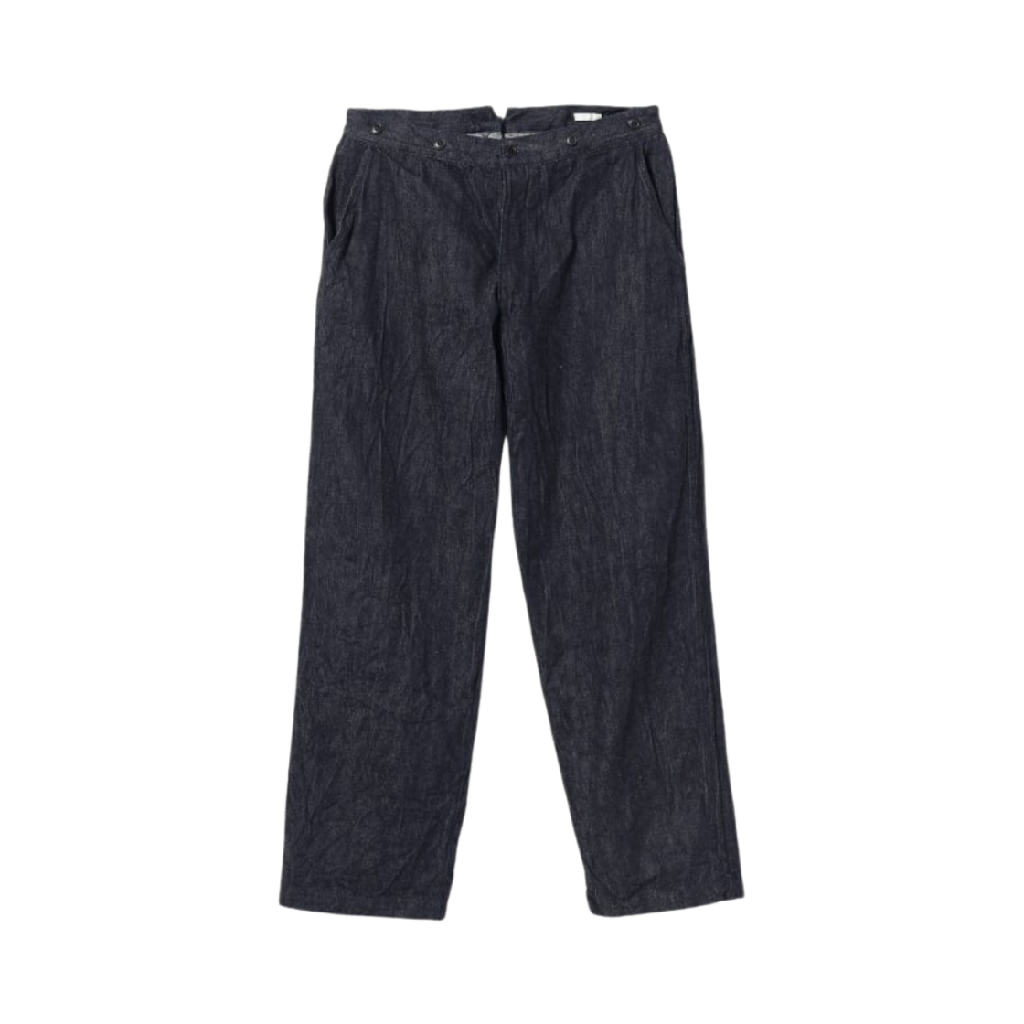 코모리 데님 오버팬츠 네이비 - 24SS