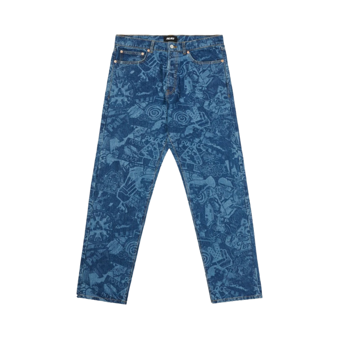 팔라스 진 스티커 팩 스톤워시 - 21FW(Palace Jean Sticker Pack Stonewash - 21FW) - 1