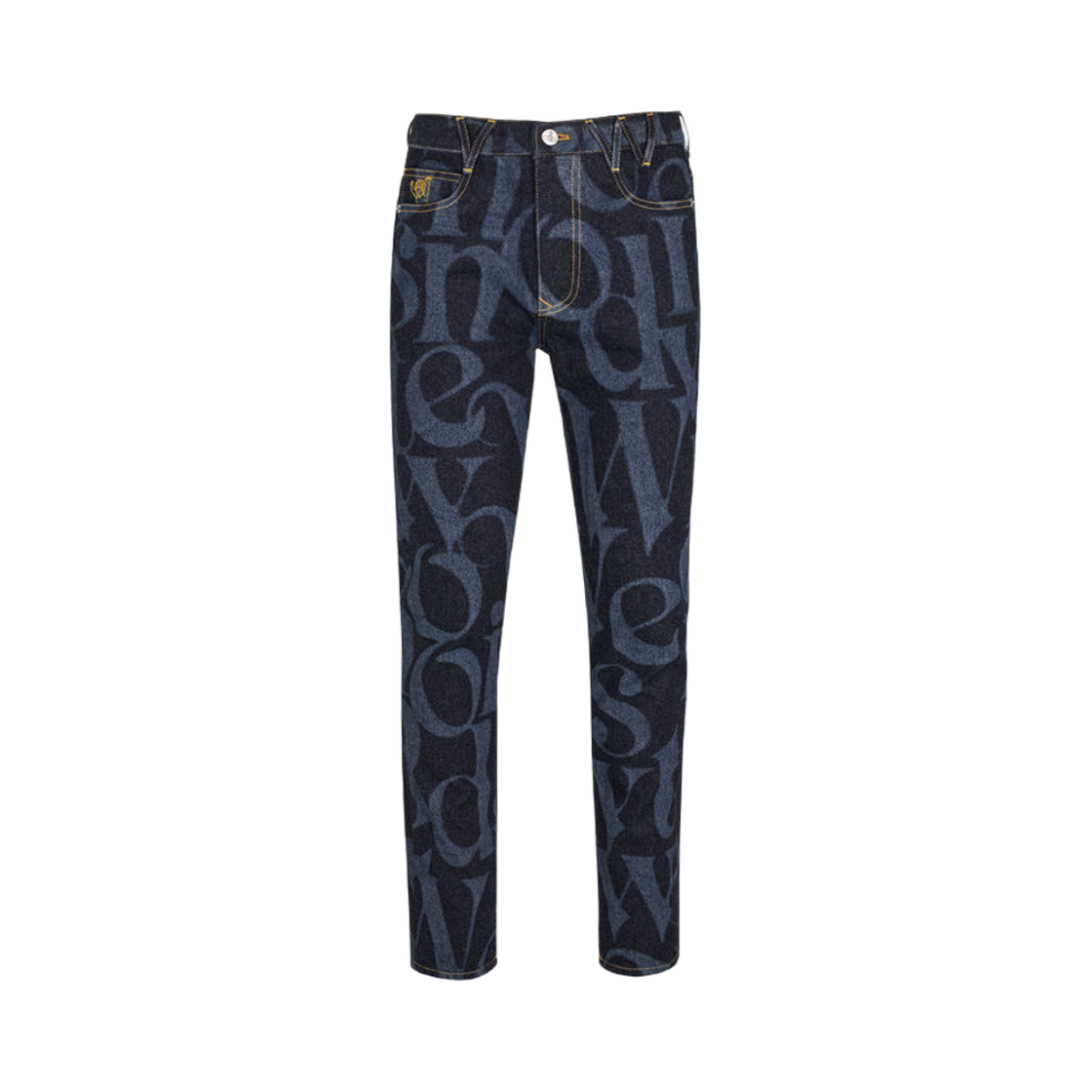 비비안 웨스트우드 클래식 테이퍼드 진 로고매니아(Vivienne Westwood Classic Tapered Jeans Logomania) - 1