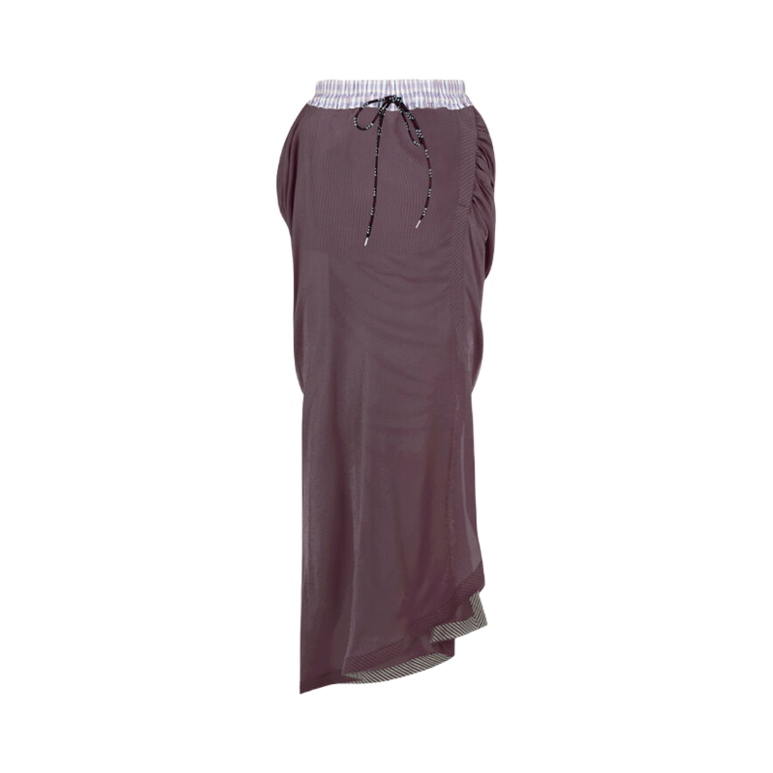 (W) 비비안 웨스트우드 롱 사이드백 스커트 모브((W) Vivienne Westwood Long Sidebag Skirt Mauve) - 1