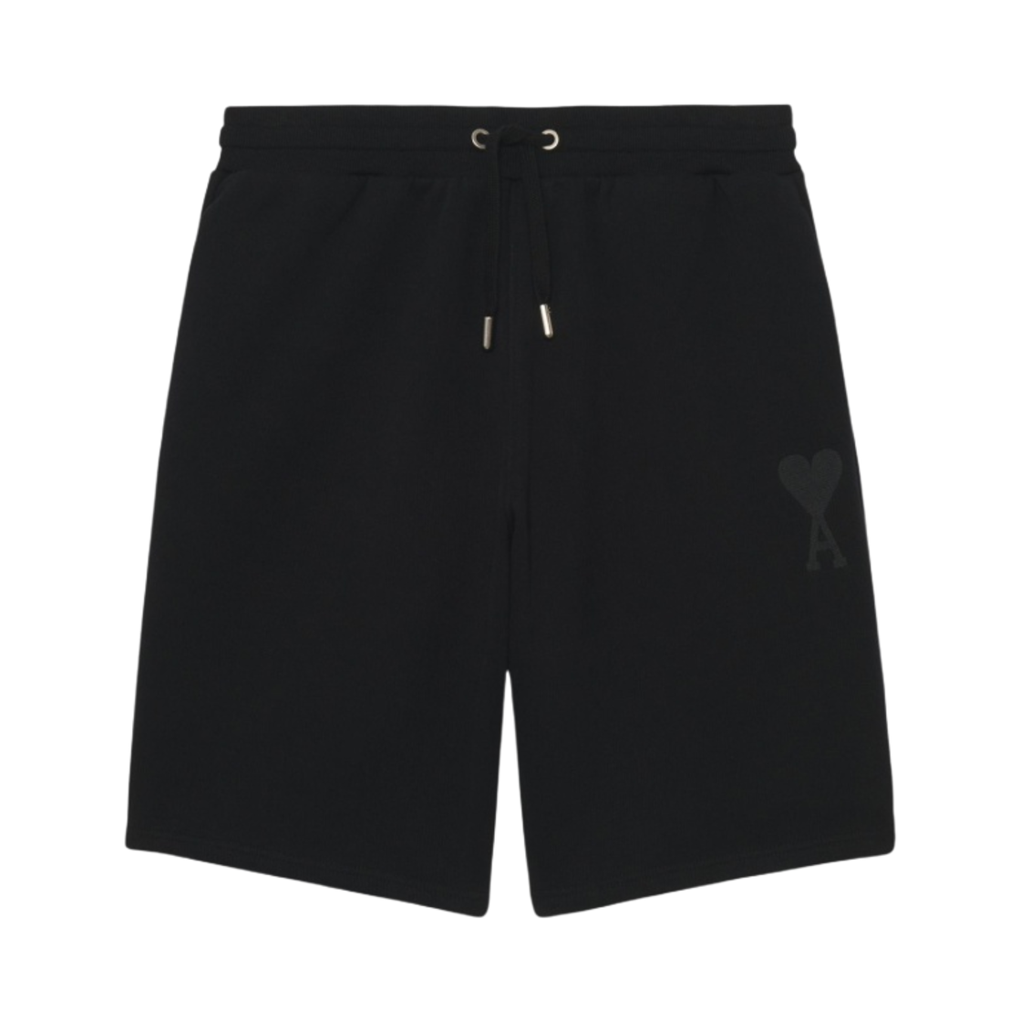 아미 톤온톤 하트 로고 트랙 쇼츠 블랙(AMI de Coeur Tone-On-Tone Track Shorts Black)