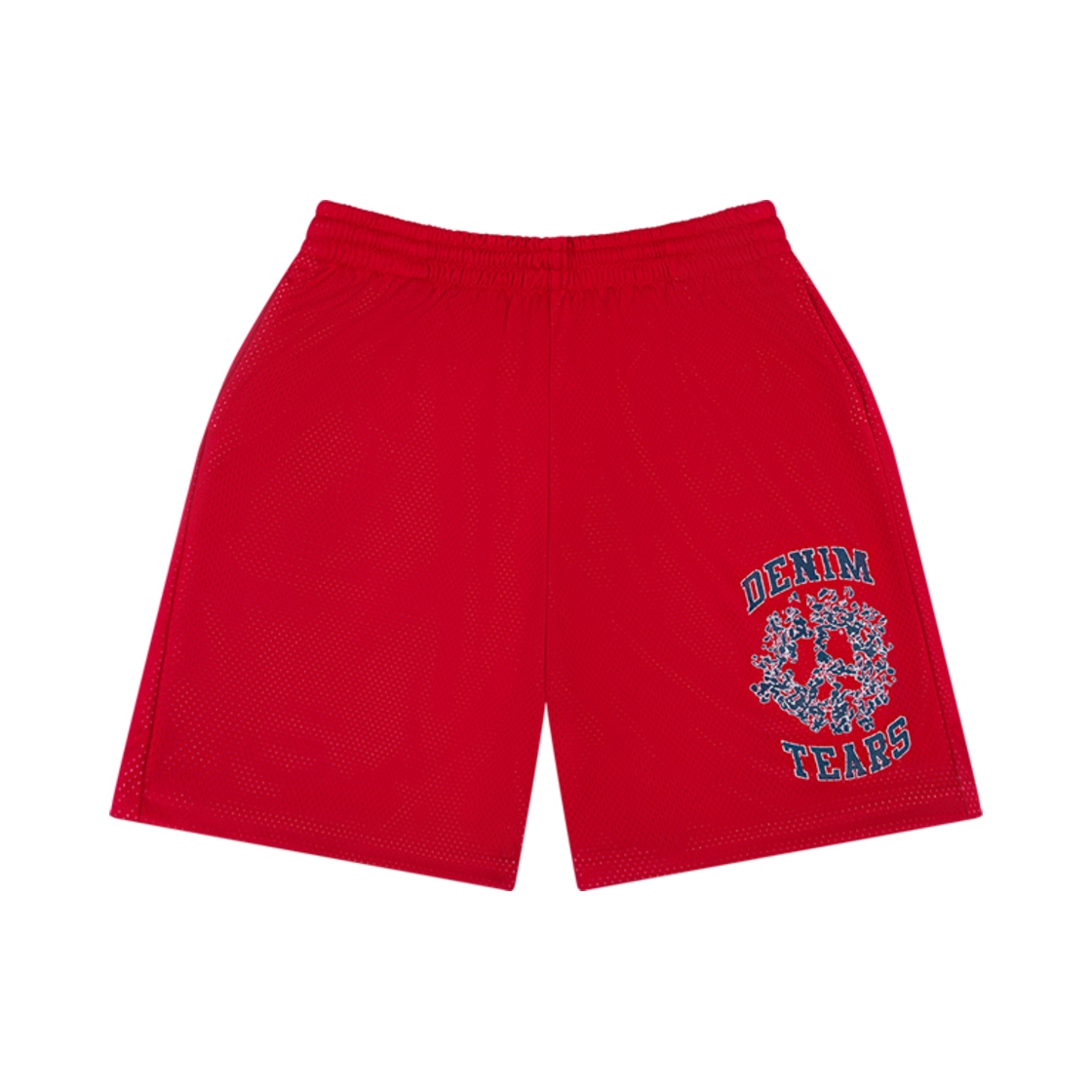 - Denim Tears Denim University Mesh Shorts Red
