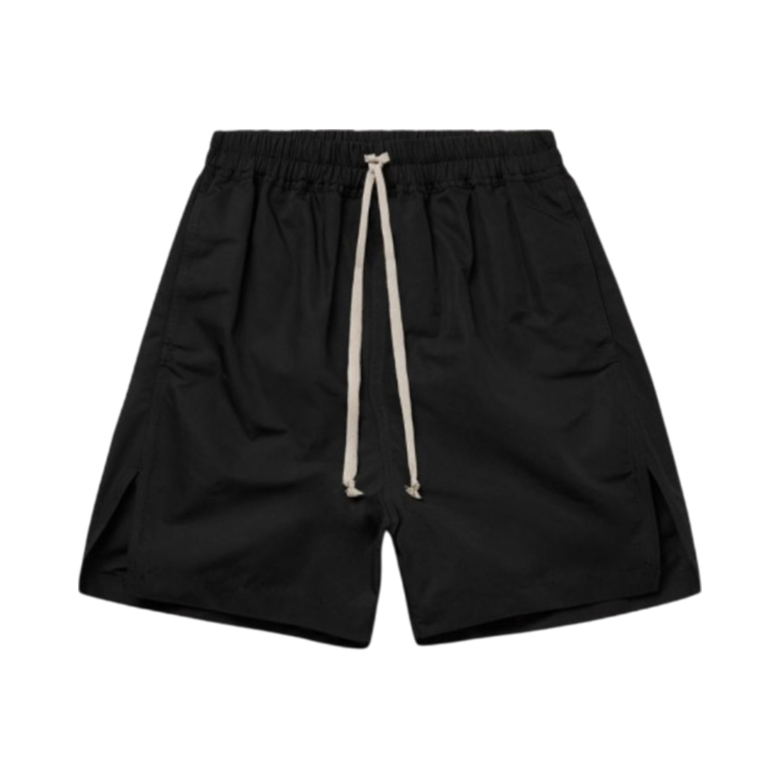 RU01E5397-FT-09 Rick Owens Hollywood Shorts Black
