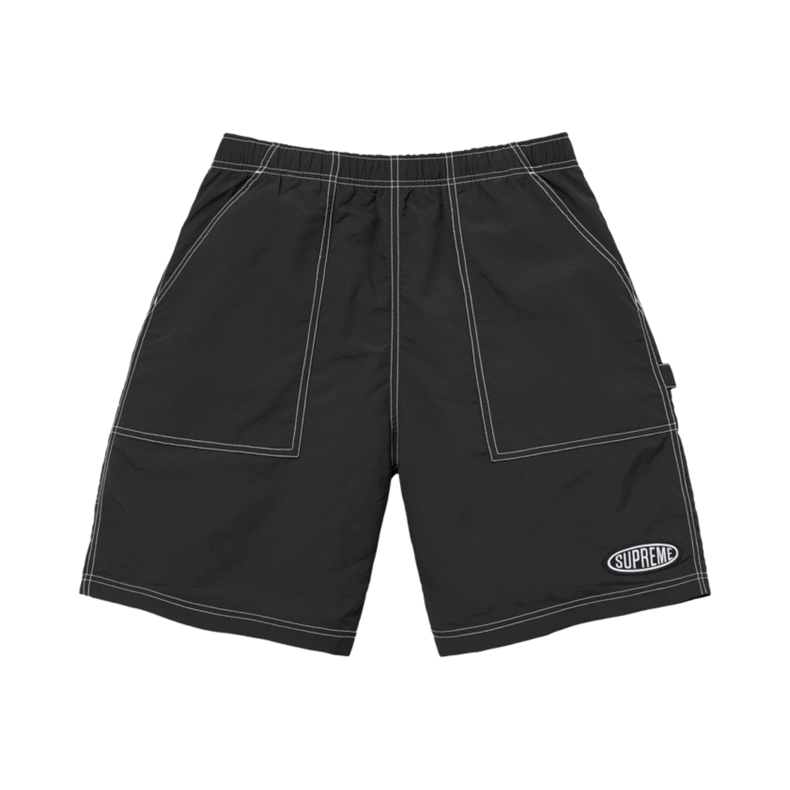 슈프림 나일론 페인터 쇼츠 블랙 - 24SS
