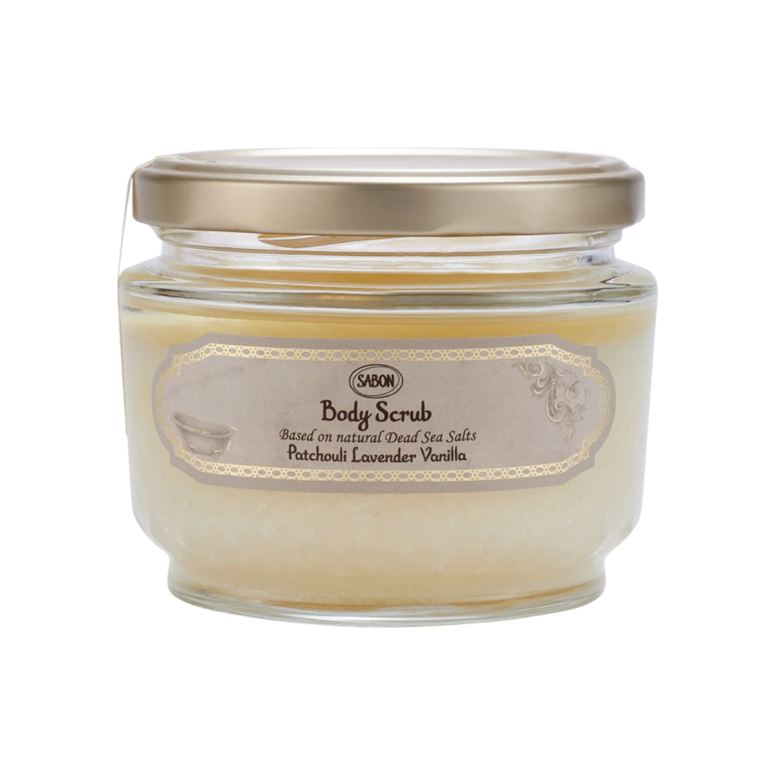 - Sabon Body Scrub Patchouli Lavender Vanilla 320g