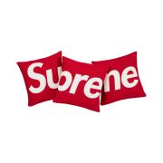 Supreme x Jules Pansu Pillows Red (Set of 3)