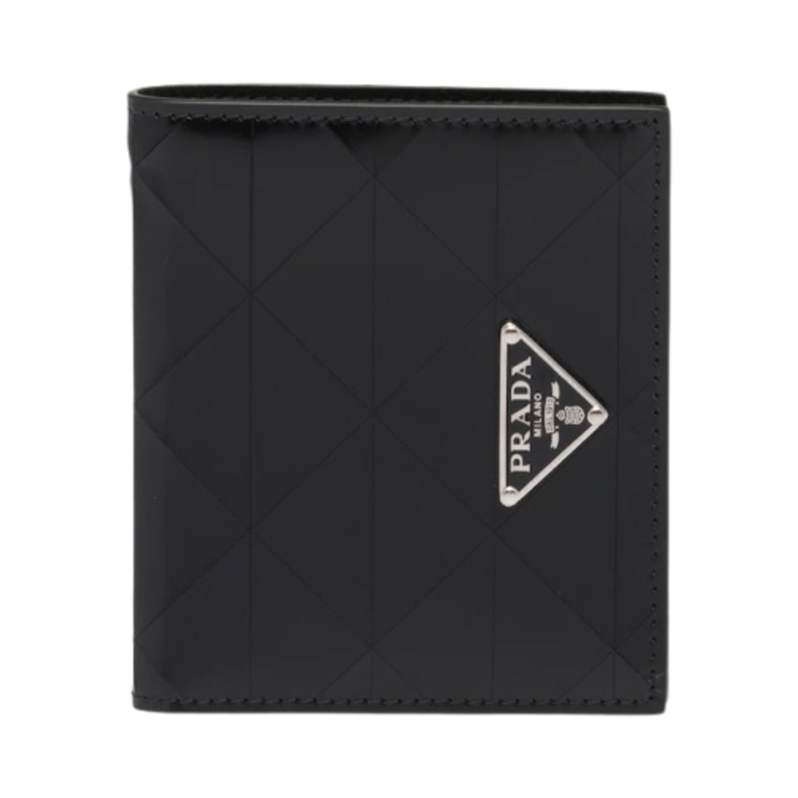 프라다 브러쉬드 레더 월렛 블랙(Prada Brushed Leather Wallet Black) - 1