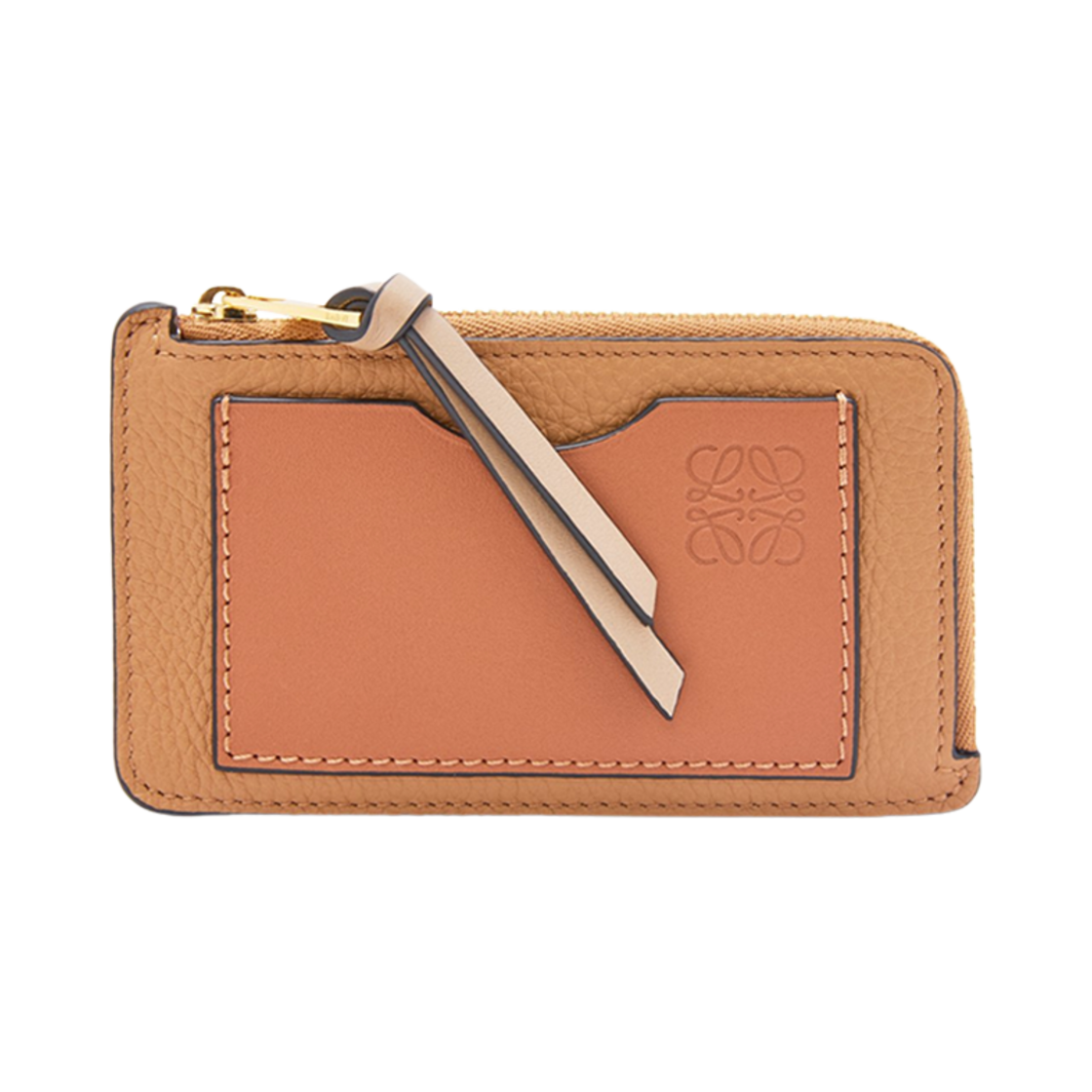 로에베 소프트 그레인 카프스킨 코인 카드 홀더 토피 탄(Loewe Soft Grain Calfskin Coin Card Holder Toffee Tan)