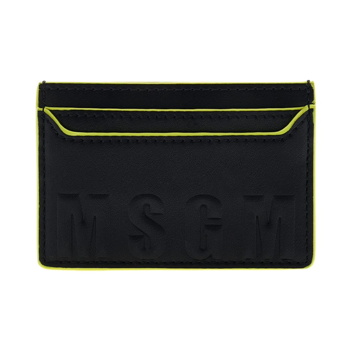3341MDZ54-716-99 MSGM Logo Card Holder Black