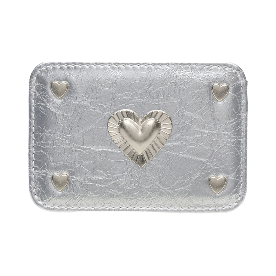 르마스크 파이 하트 슬림 카드지갑 실버(Le Masque Pie Heart Slim Card Wallet Silver)