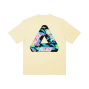 Palace Jungle Camo Tri-Ferg T-Shirt Mellow Yellow - 23SS