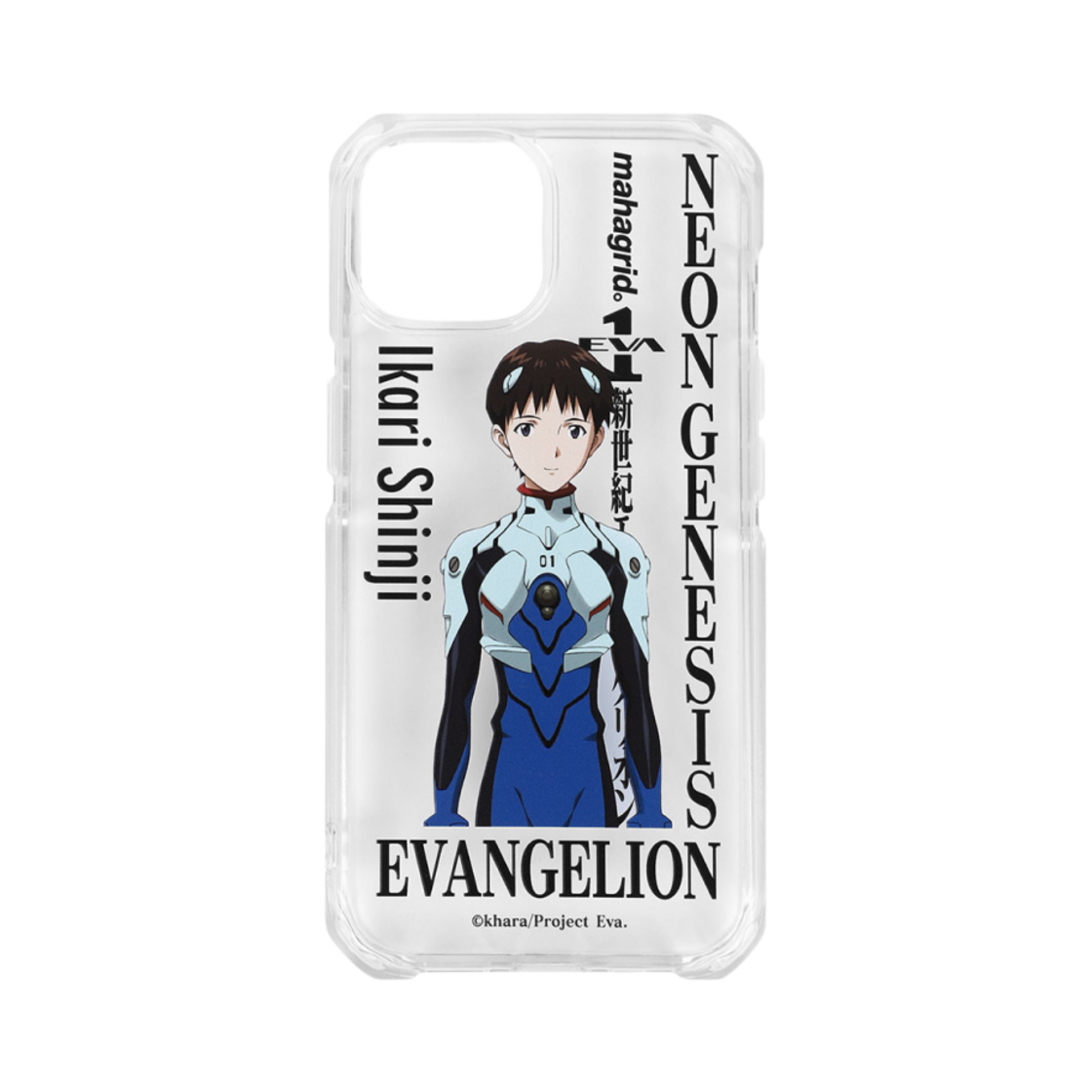 마하그리드 x 에반게리온 신지 아이폰 케이스 클리어(Mahagrid x Evangelion Shinji iPhone Case Clear)