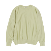 Auralee Elastic High Gauge Sweat P/O Light Khaki