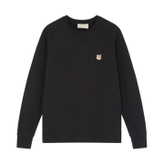 Maison Kitsune Fox Head Patch Classic Sweatshirt Black