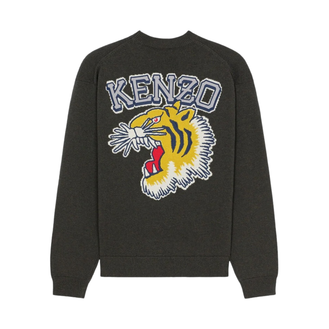 겐조 타이거 바시티 점퍼 다크 카키(Kenzo Tiger Varsity Jumper Dark Khaki) - 2