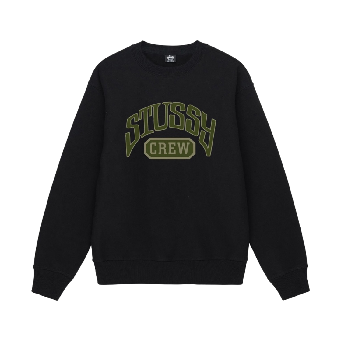 스투시 크루넥 블랙