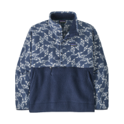 Patagonia Retro Pile Half Snap Fleece Pullover New Navy