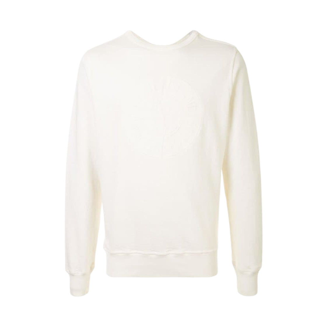 721564760-V0093 Stone Island 64760 Logo Reversible Sweatshirt Ivory - 20SS