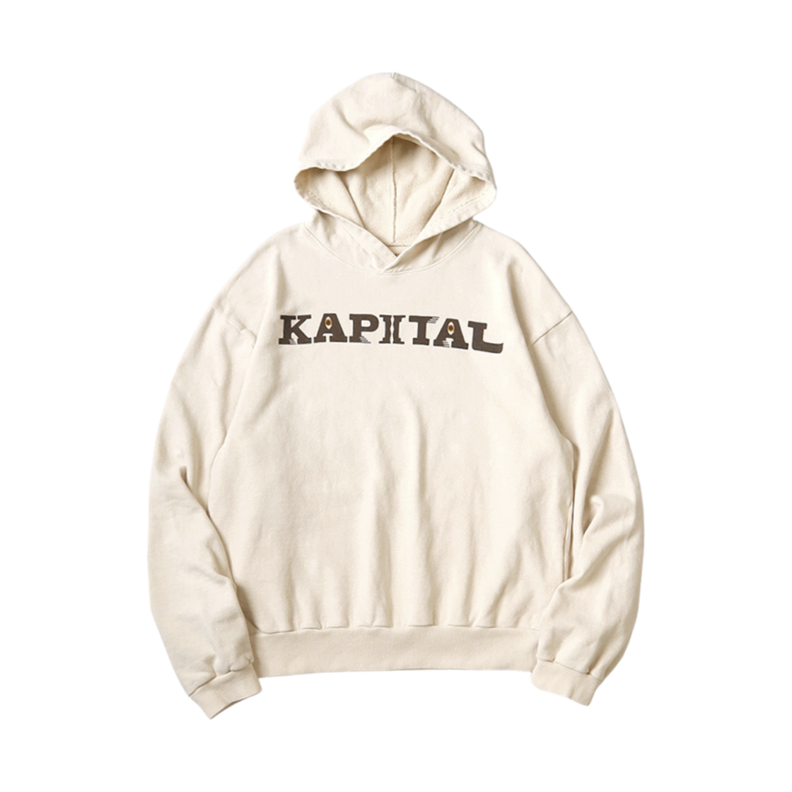 K2409LC046 Kapital Fleece Hooded Sweatshirt Speakeasy Kapital Pt Kinari