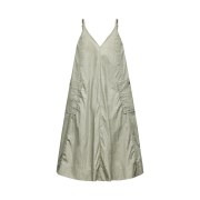 (W) Zara x And Wander Water Repellent Midi Dress Light Mint Green