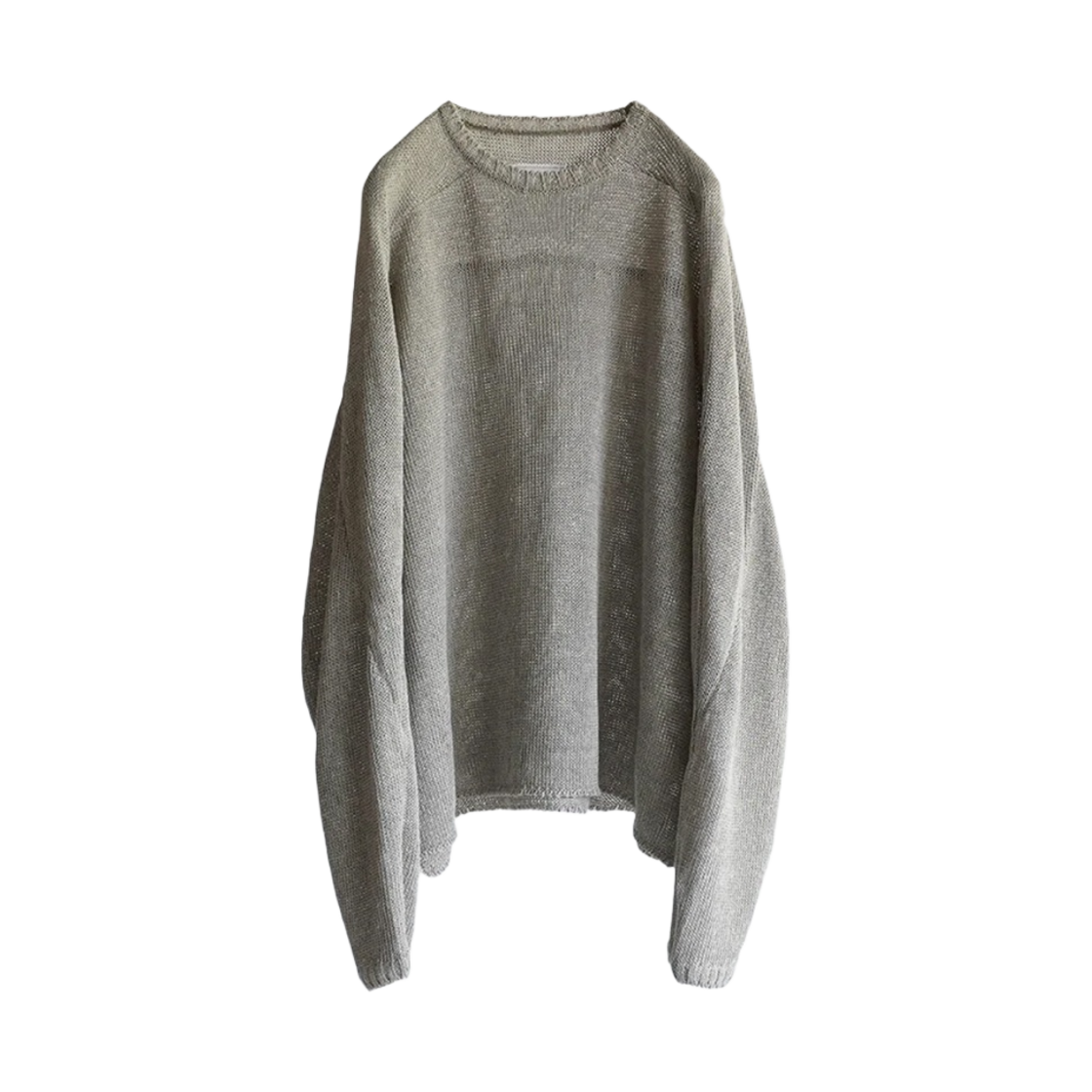안셀름 풋볼 린넨 니트 베이지(Ancellm Football Linen Knit Beige)