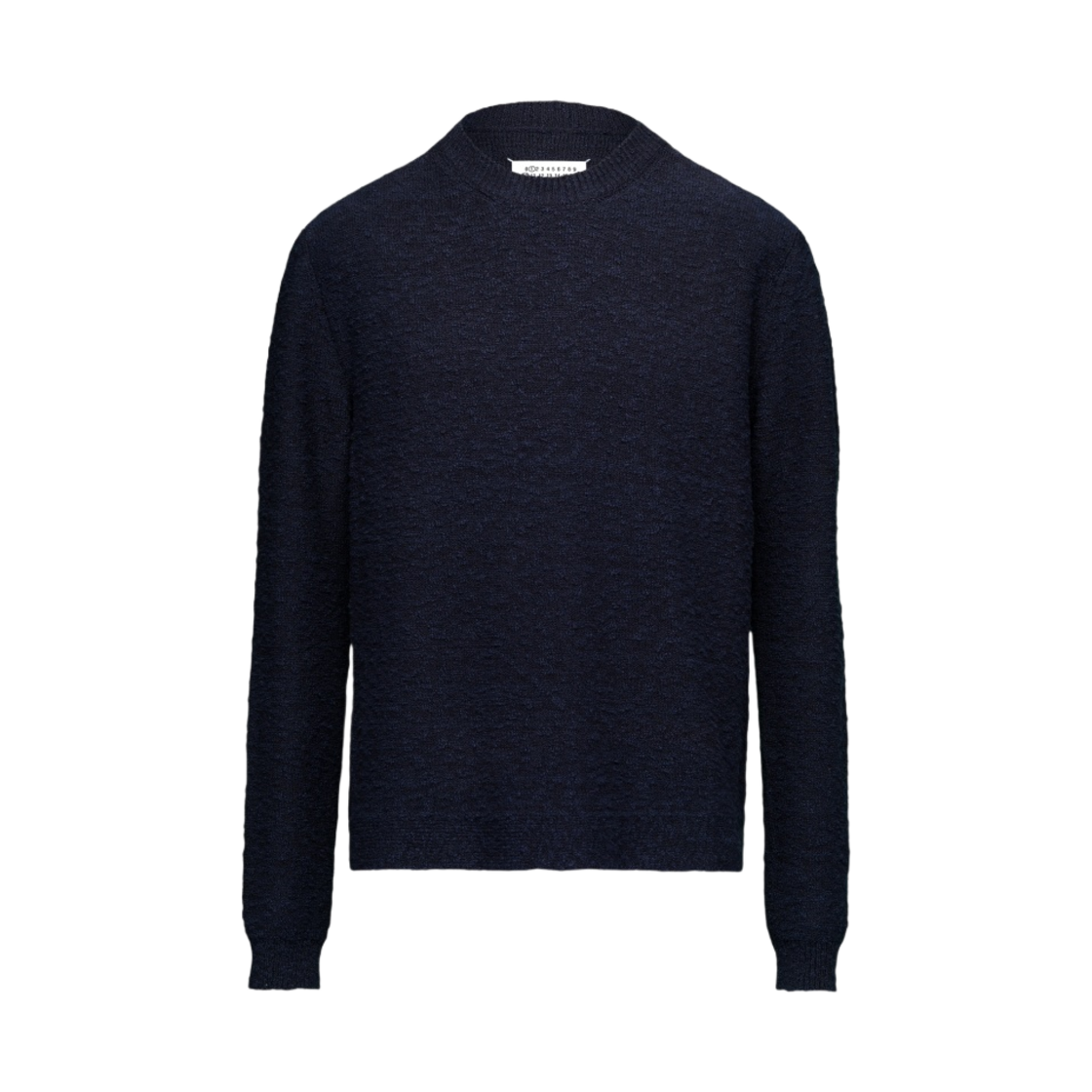 S51HL0005S18197511 (W) Maison Margiela Nostalgic Boucle Knit Top Blue