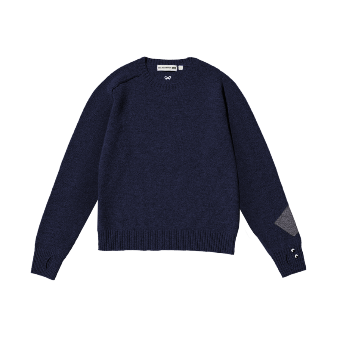 유니클로 x 안야 힌드마치 캐시미어 크루넥 스웨터 네이비 - KR(Uniqlo x Anya Hindmarch Cashmere Crewneck Sweater Navy - KR) - 1