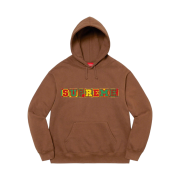 Supreme Beaded Hooded Sweatshirt Brown - 23SS