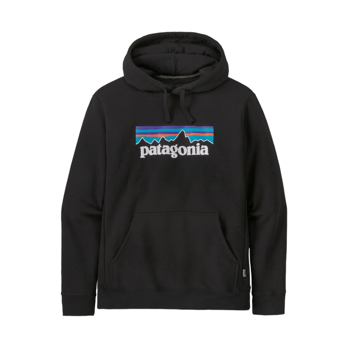 39622 Patagonia P-6 Logo Uprisal Hoody Black - 대표 이미지 #1