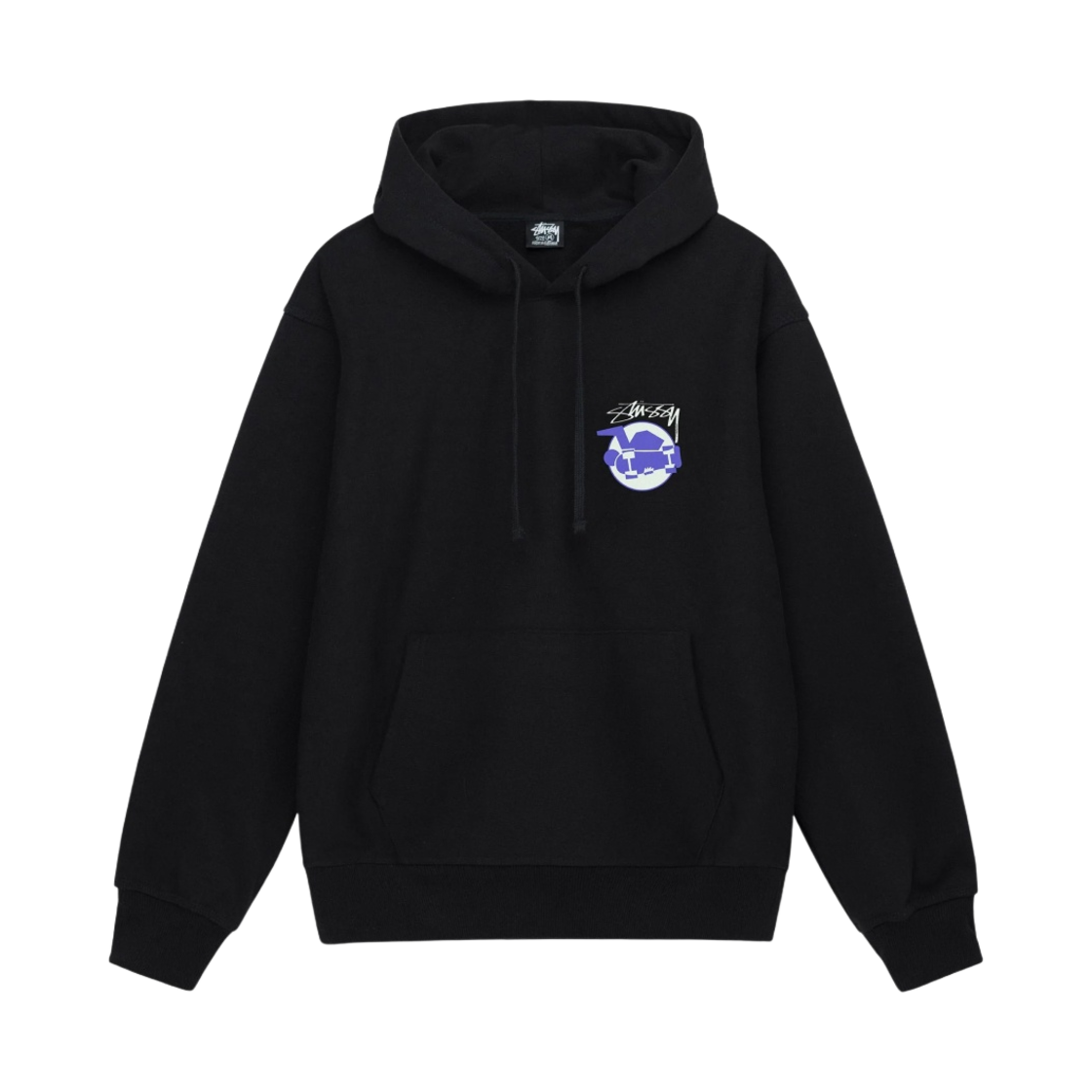 스투시 스케이트맨 후드 블랙(Stussy Skateman Hoodie Black) - 2