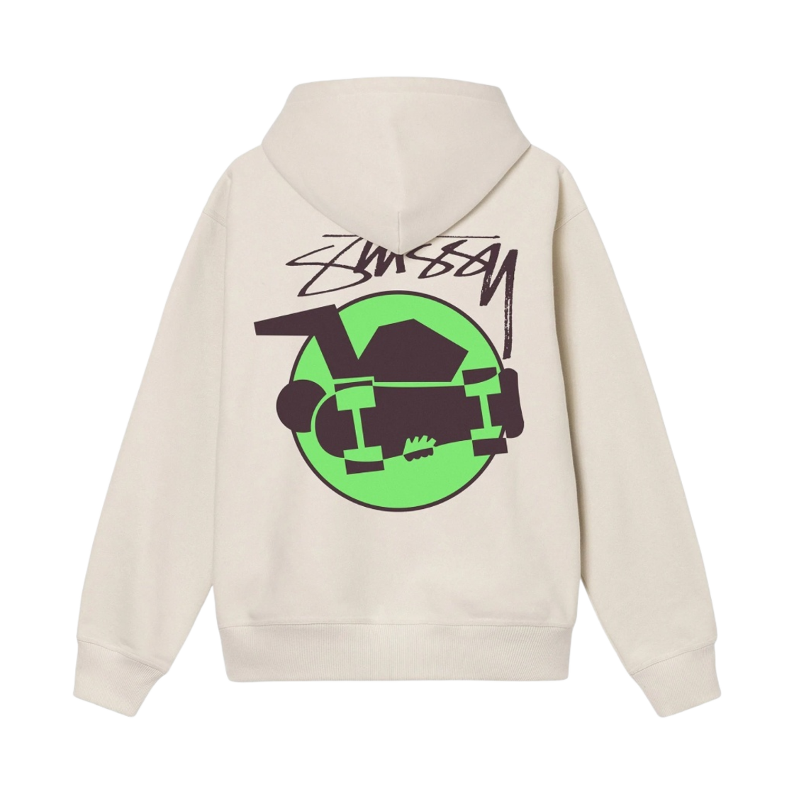 스투시 스케이트맨 후드 퍼티