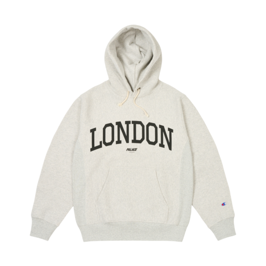 팔라스 x 챔피온 샵 후드 오사카 그레이 말 - 25SS | Palace | KREAM