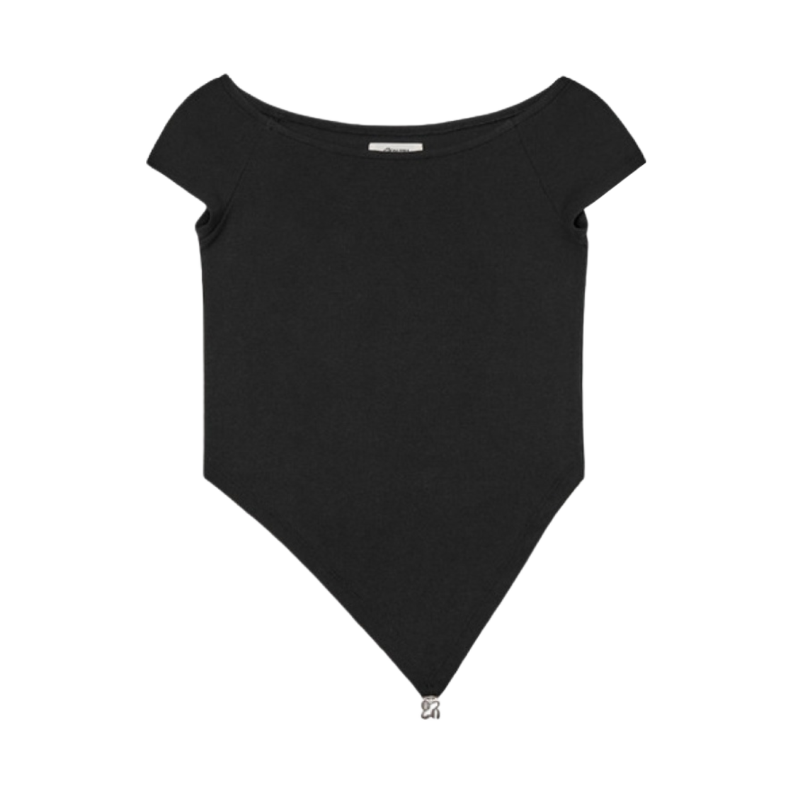 (W) 글로니 발렌 브이컷 티셔츠 블랙