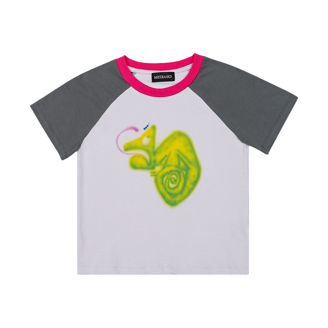 M24S03 MEDIA(82) Chameleon Raglan Tee