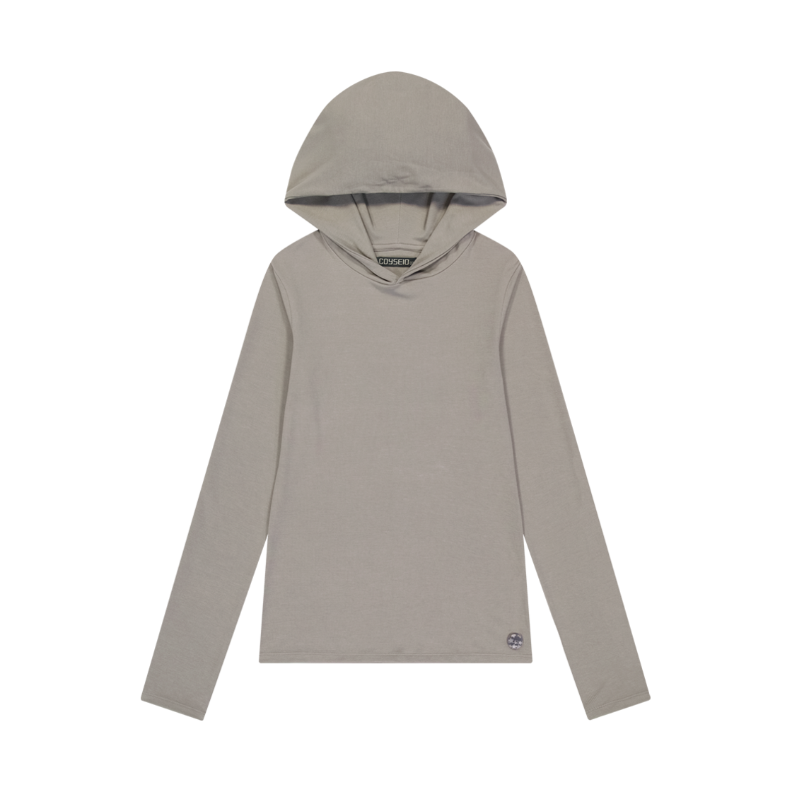 코이세이오 038 슬림 후디 롱 슬리브 그레이