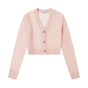 (W) Acne Studios Cropped Cardigan Blush Pink