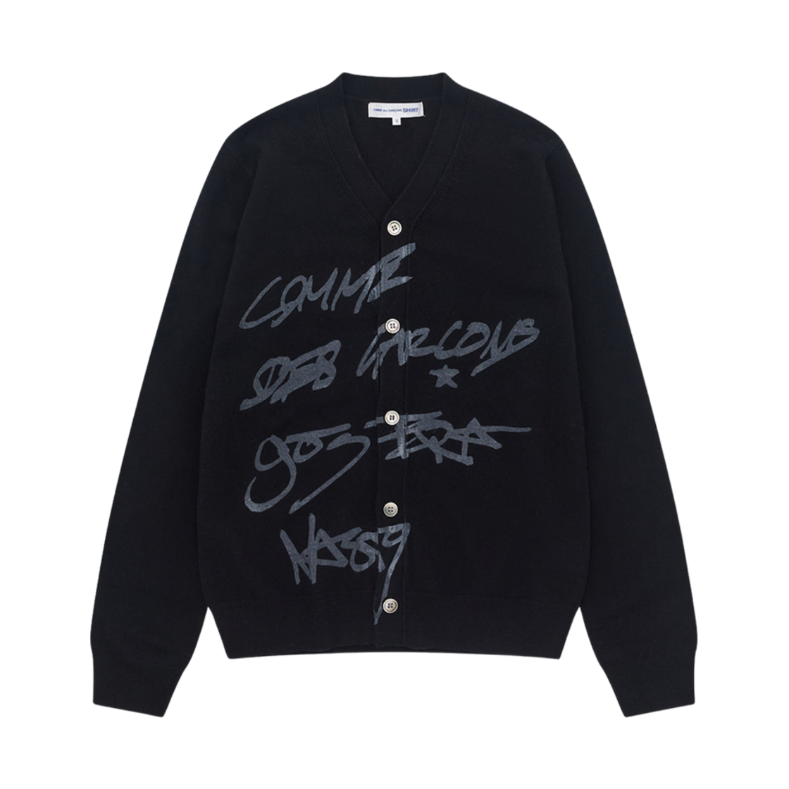 꼼데가르송 셔츠 x 에이셉 네스트 로고 티셔츠 블랙 | Comme des Garcons | KREAM