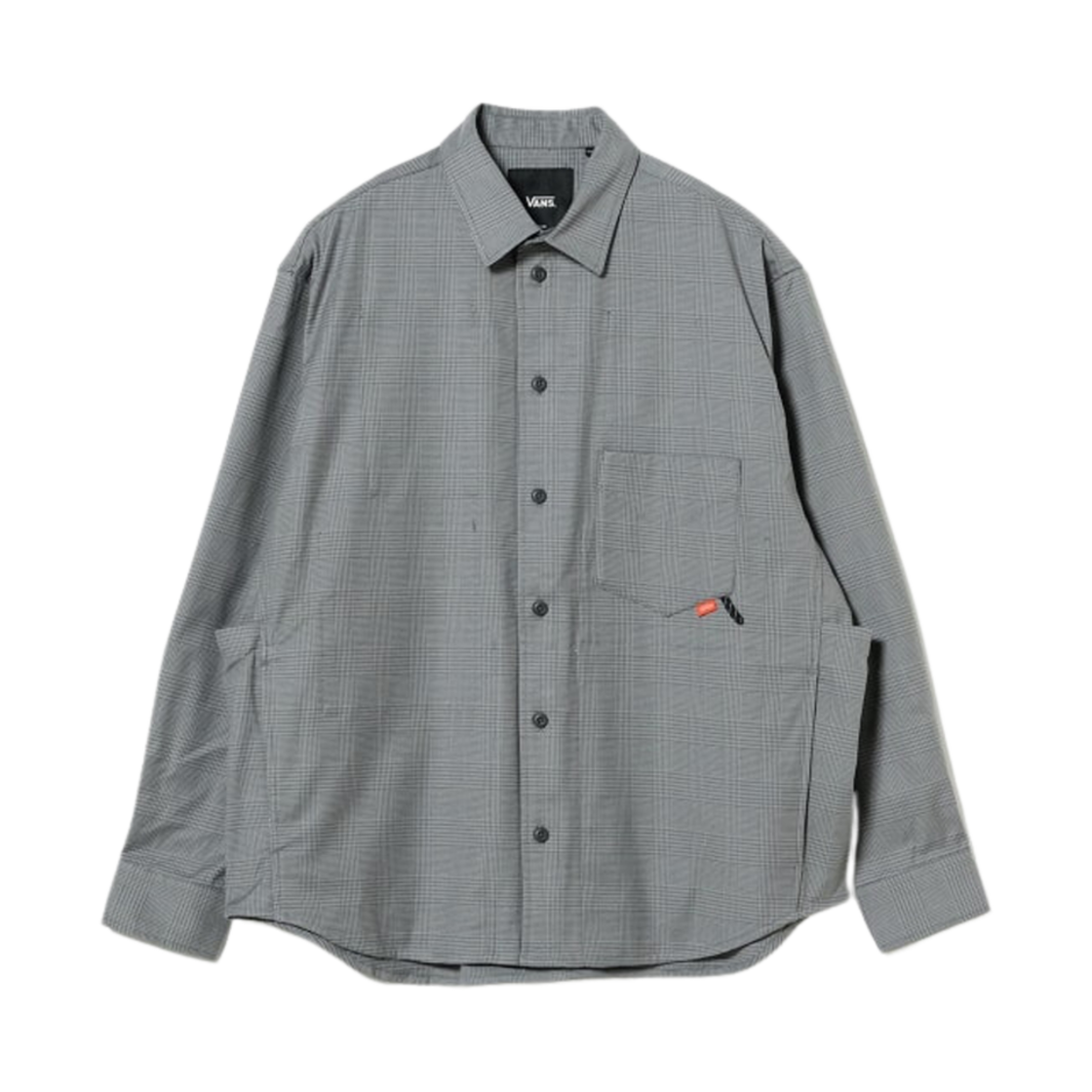 VN000KF24OX Vans x Beams TDC Glenn Check Shirt Dark Shadow