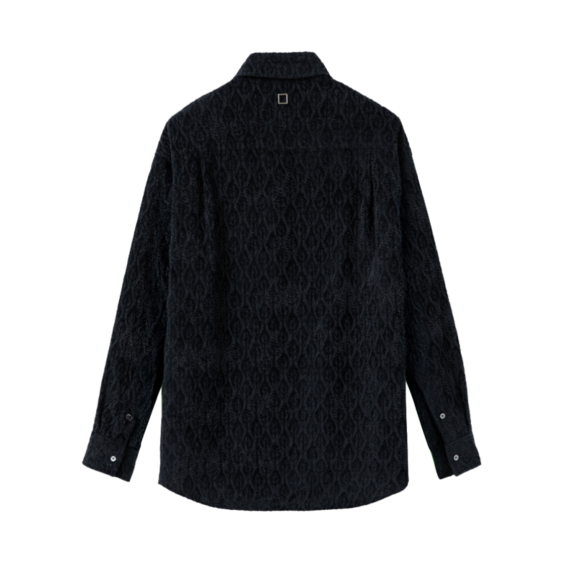 우영미 피콕 패턴 셔츠 네이비 - 24FW(Wooyoungmi Peacock Pattern Shirt Navy - 24FW) - 2