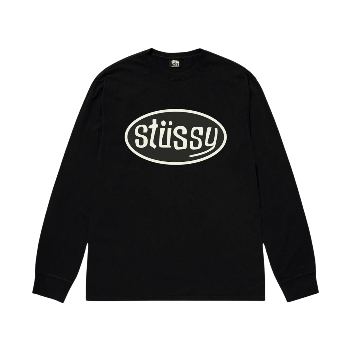 스투시 핏스탑 롱슬리브 티셔츠 블랙(Stussy Pitstop LS T-Shirt Black)