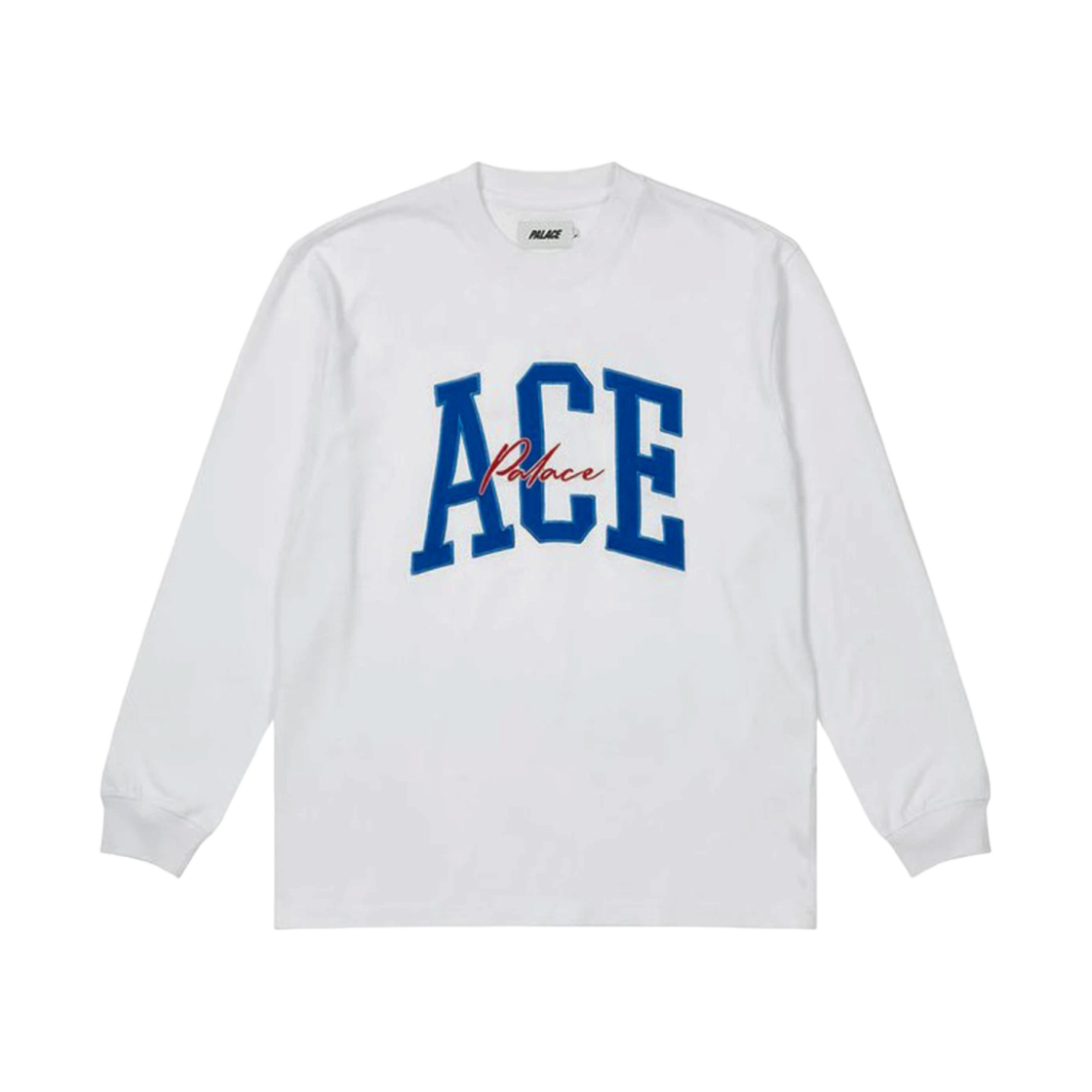 팔라스 에이스 롱슬리브 화이트 - 21SS(Palace ACE Long Sleeve White - 21SS) - 1