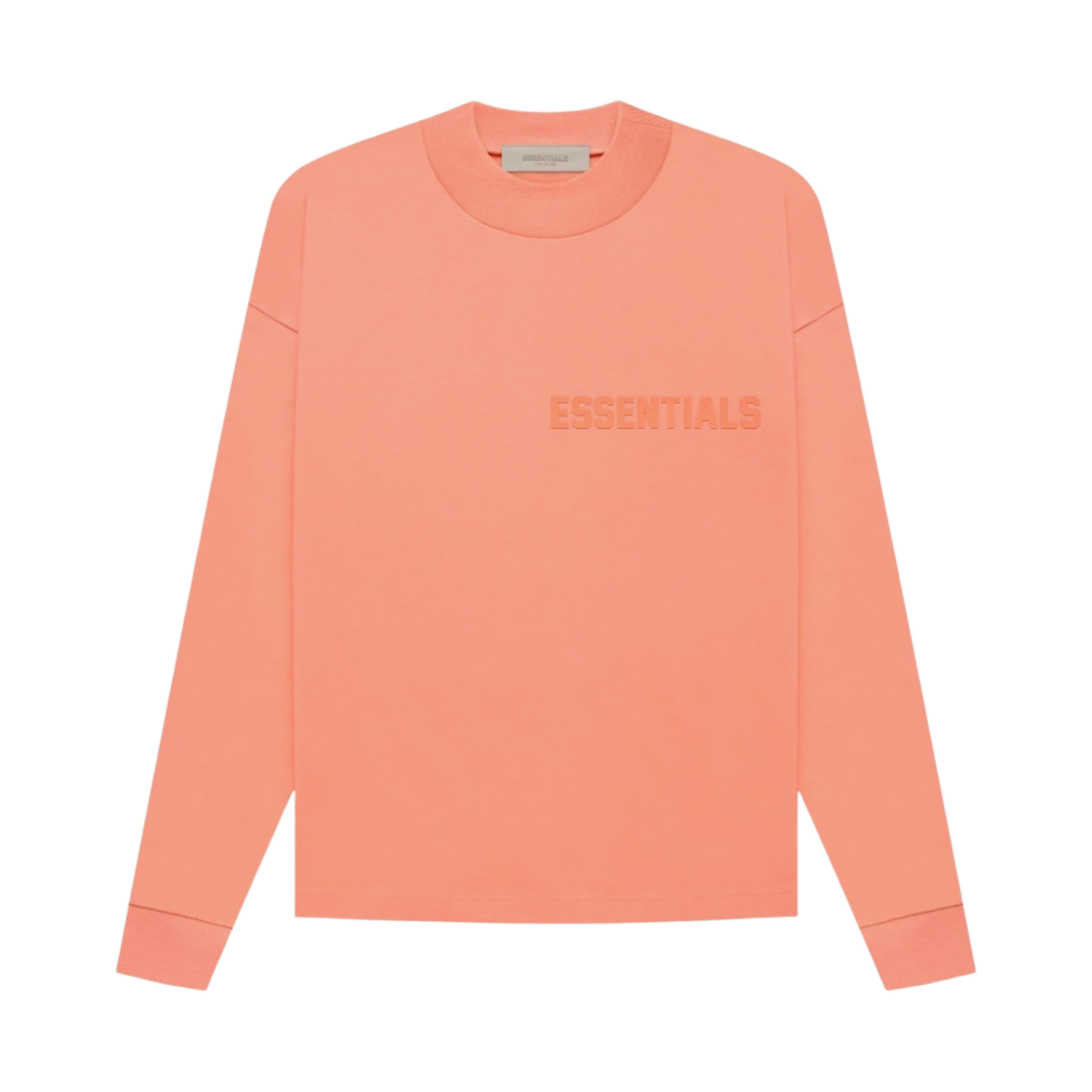 에센셜 롱슬리브 티셔츠 코랄 - 22FW(Essentials Long Sleeve T-Shirt Coral - 22FW) - 1