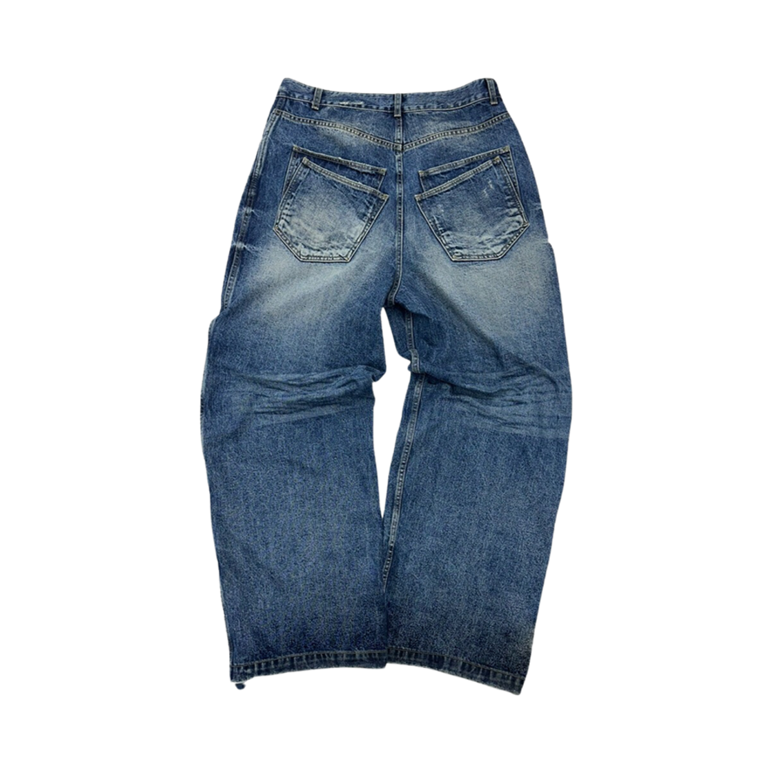 논노드 더블 포켓 재패니즈 데님 미드 블루(Nonnod Double pocket Japanese Denim Mid Blue)