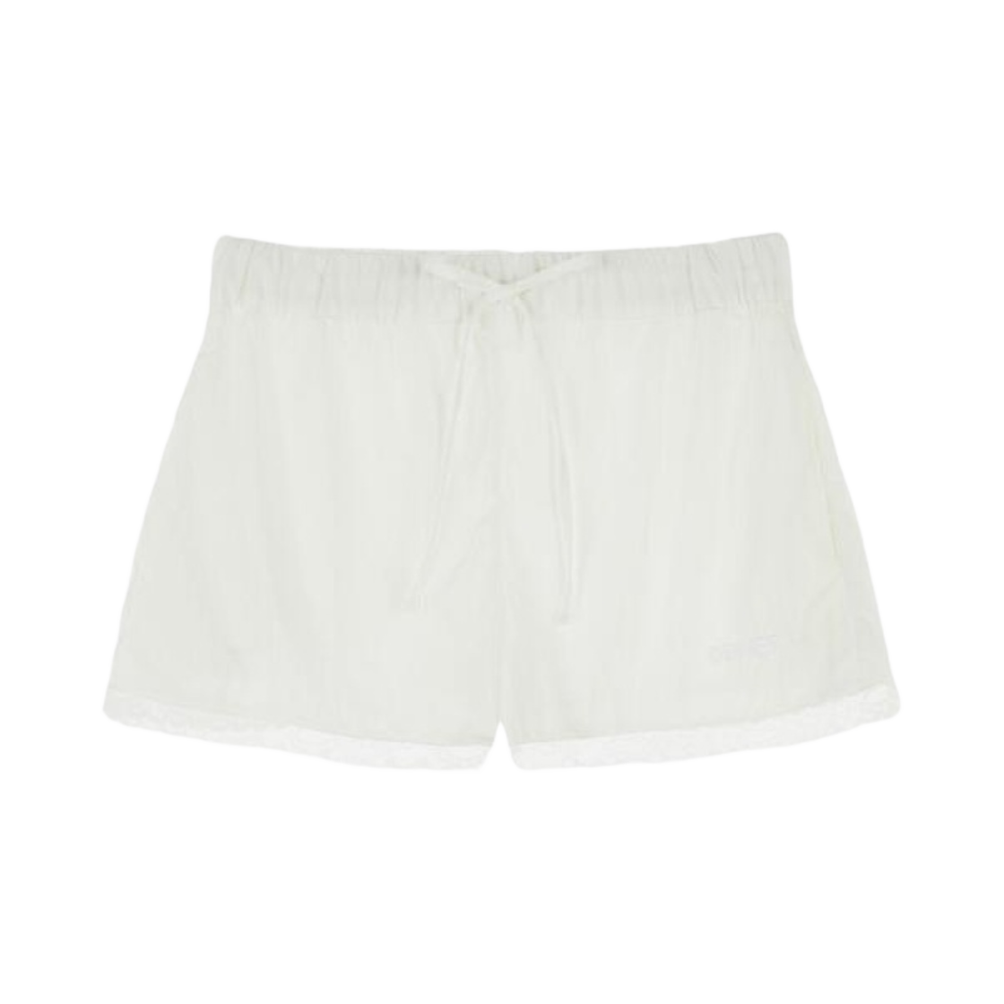 (W) 다이닛 레이스 숏 팬츠 화이트((W) Deinet Lace Short Pants in White)