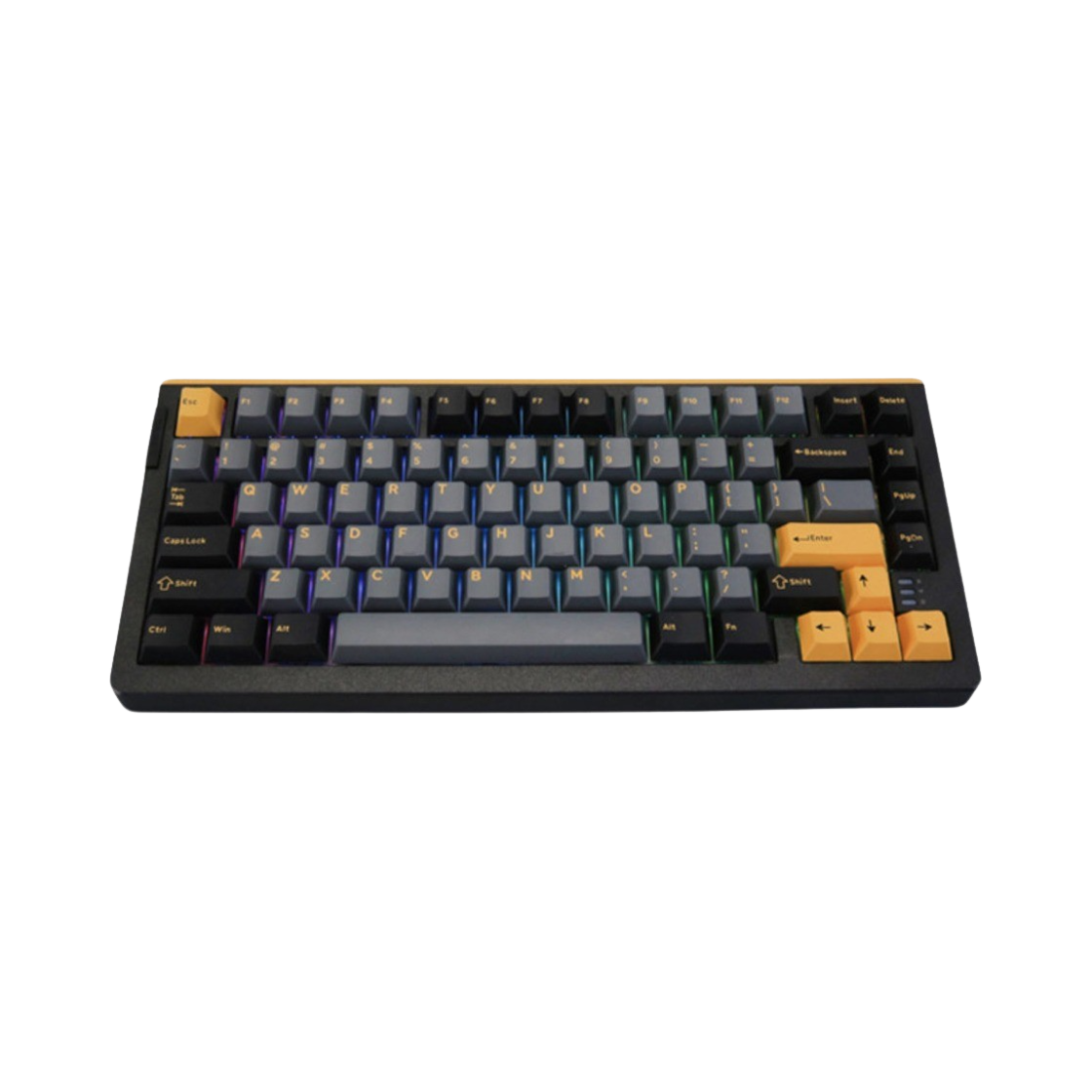 A81 Dareu A81 Wired/Wireless Gasket Mechanical Keyboard 75% QuickSwap Sky Alluvial Gold English Layout (Korean Ver.)