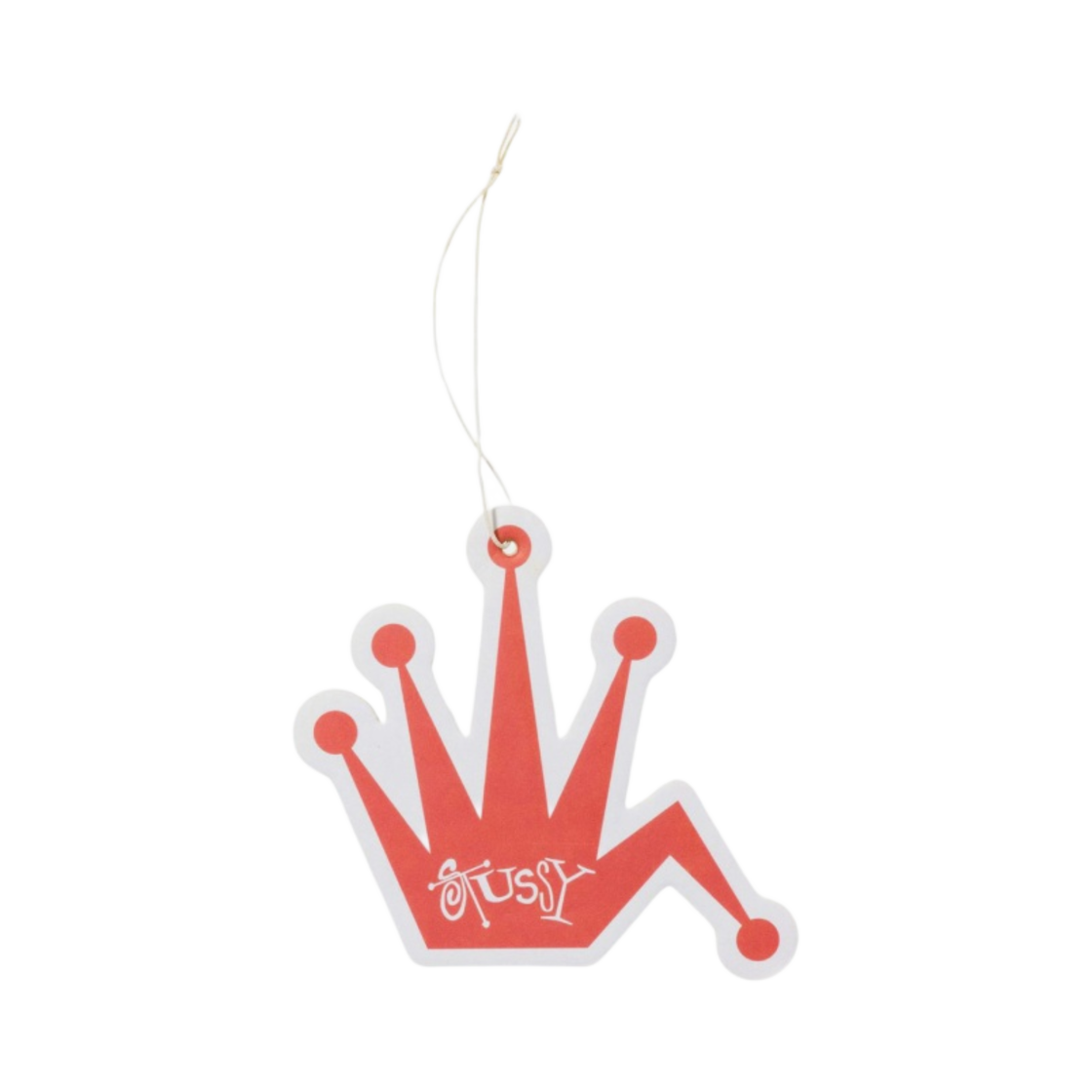 138718 Stussy Bent Crown Air Freshener Red (Cherry)