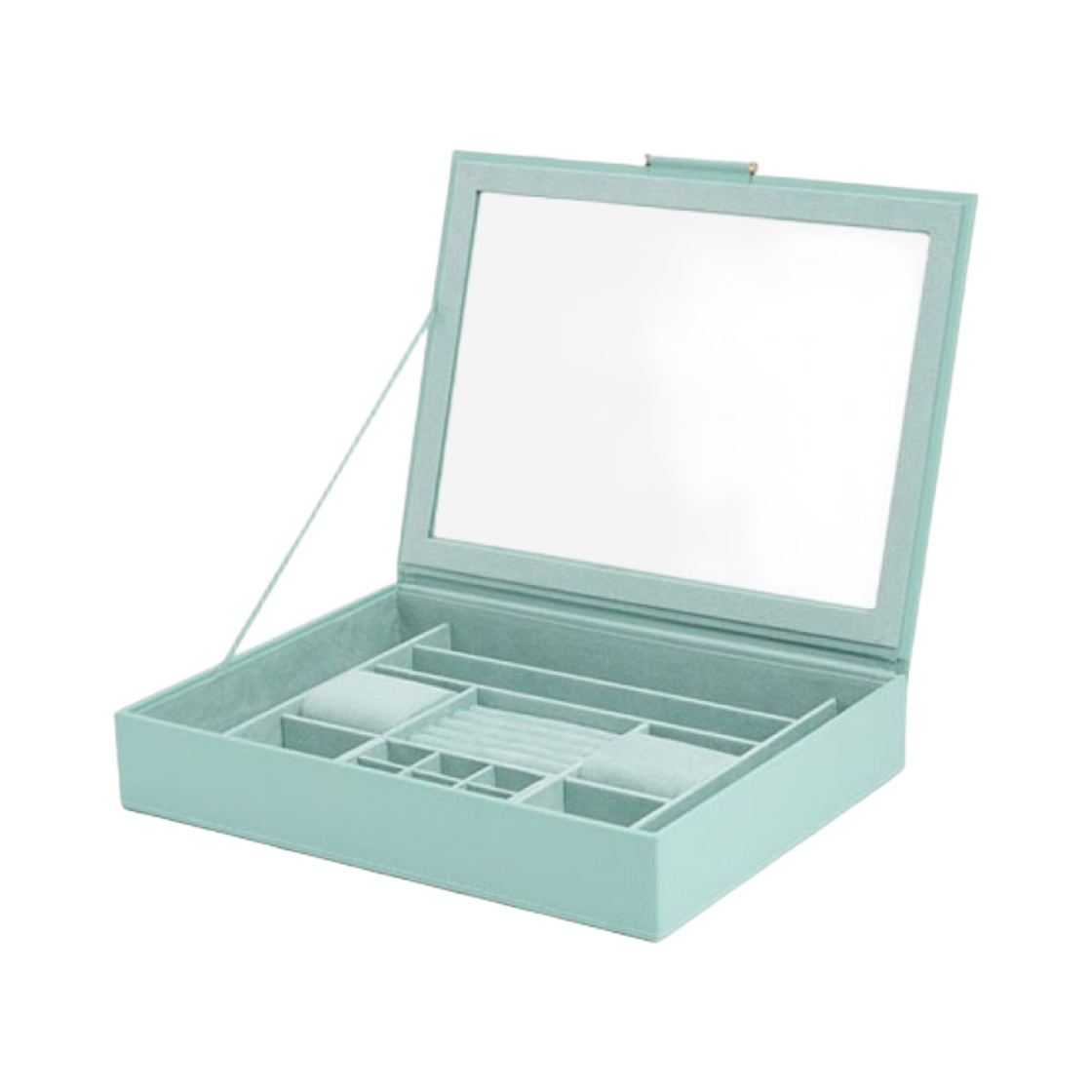 392430 Wolf 1834 Sophia Jewelry Box with Window Jade