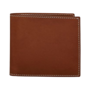 Thom Browne Vacchetta Leather Bill Fold Wallet Natural